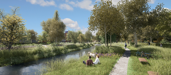 Andover masterplan river gateway concept